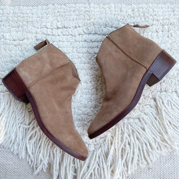 Dolce Vita Shoes Dolce Vita Tan Suede Leather Low Heeled